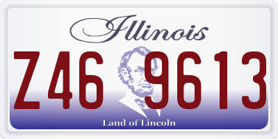 IL license plate Z469613