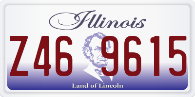 IL license plate Z469615