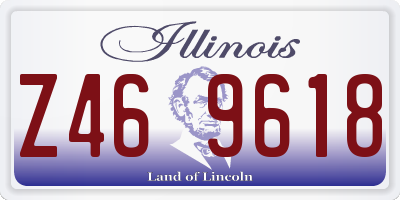 IL license plate Z469618
