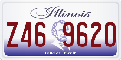 IL license plate Z469620