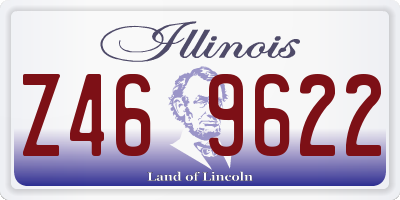 IL license plate Z469622