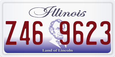 IL license plate Z469623
