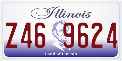 IL license plate Z469624