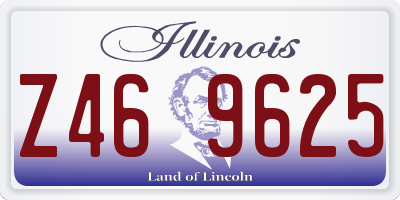 IL license plate Z469625