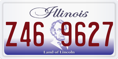 IL license plate Z469627