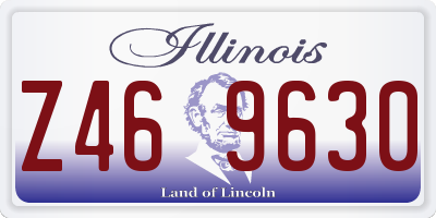 IL license plate Z469630