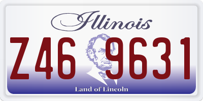 IL license plate Z469631