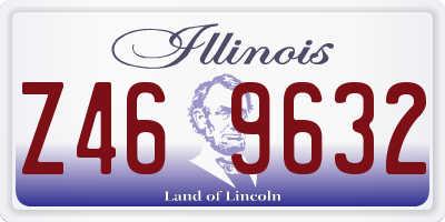 IL license plate Z469632
