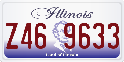 IL license plate Z469633