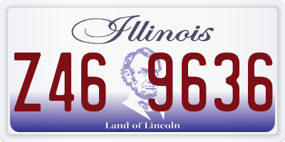 IL license plate Z469636