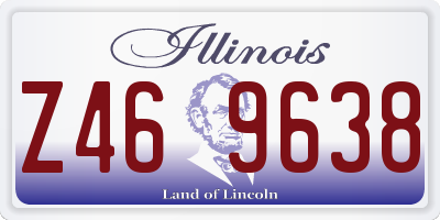 IL license plate Z469638