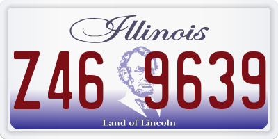 IL license plate Z469639