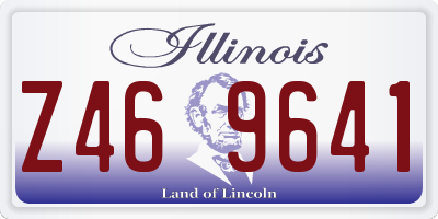 IL license plate Z469641