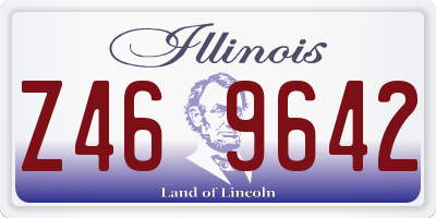IL license plate Z469642