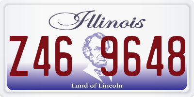 IL license plate Z469648