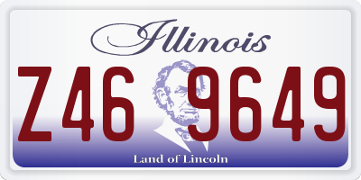 IL license plate Z469649