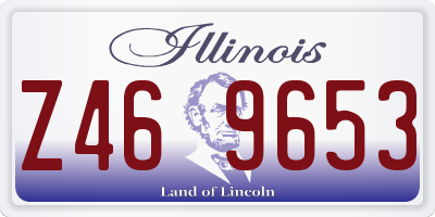 IL license plate Z469653