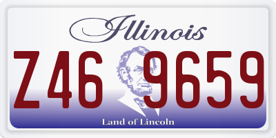 IL license plate Z469659
