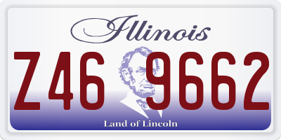 IL license plate Z469662