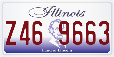 IL license plate Z469663
