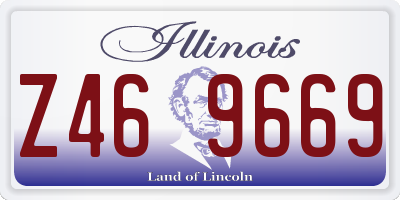 IL license plate Z469669