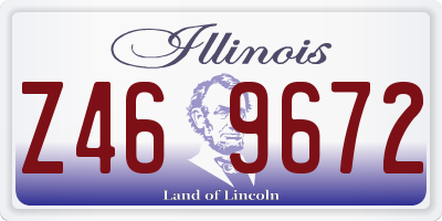 IL license plate Z469672