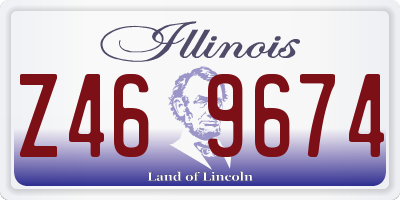 IL license plate Z469674