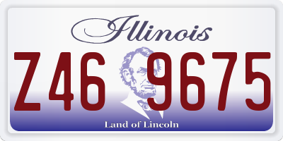IL license plate Z469675
