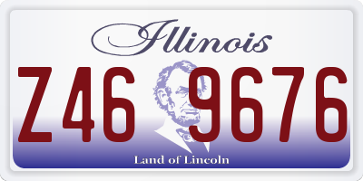 IL license plate Z469676