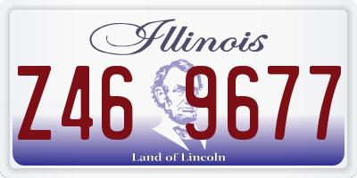 IL license plate Z469677