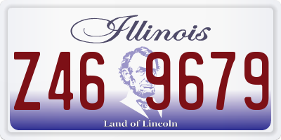 IL license plate Z469679