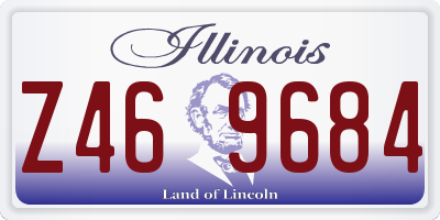 IL license plate Z469684