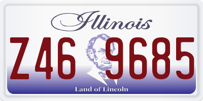 IL license plate Z469685