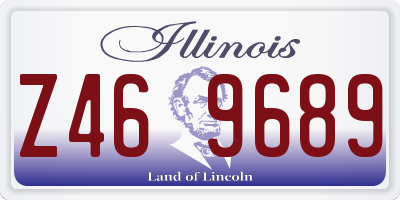 IL license plate Z469689