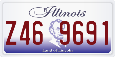 IL license plate Z469691