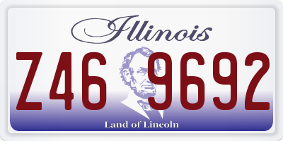 IL license plate Z469692