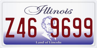 IL license plate Z469699