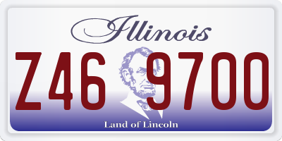 IL license plate Z469700