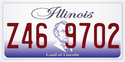 IL license plate Z469702