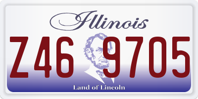 IL license plate Z469705