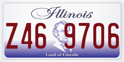 IL license plate Z469706