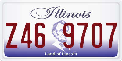 IL license plate Z469707