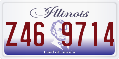 IL license plate Z469714