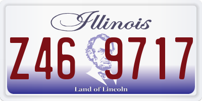 IL license plate Z469717