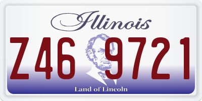 IL license plate Z469721