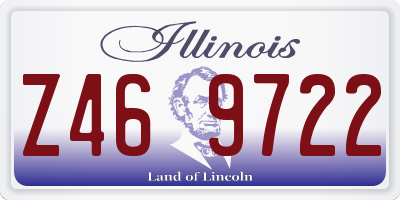 IL license plate Z469722