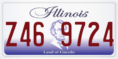 IL license plate Z469724