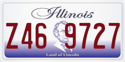 IL license plate Z469727