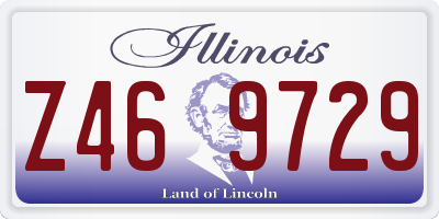 IL license plate Z469729