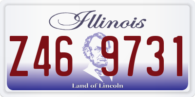 IL license plate Z469731